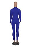 WHOELSALE | Pit Material Half Zip Up Jumpsuit