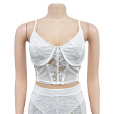 WHOELSALE | Lace Tank Top & Shorts