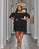 WHOELSALE | Plus Size Off-shoulder Skirt Set