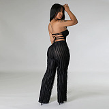 WHOELSALE | Wave High Waist Loose Pants
