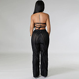 WHOELSALE | Wave High Waist Loose Pants