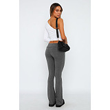 WHOLESALE | Elastic Waist Falre Bottom Bodycon Pants