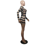 SUPER WHOLESALE | Chiffon Long Sleeve Mini Dress