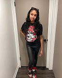 SUPER WHOLESALE | Black Skull Printed T-shirt