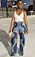 SUPER WHOLESALE | PATCHWORK CUT OUT HIGH WAIST STRAIGHT LEG JEANS