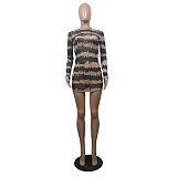 SUPER WHOLESALE | Chiffon Long Sleeve Mini Dress