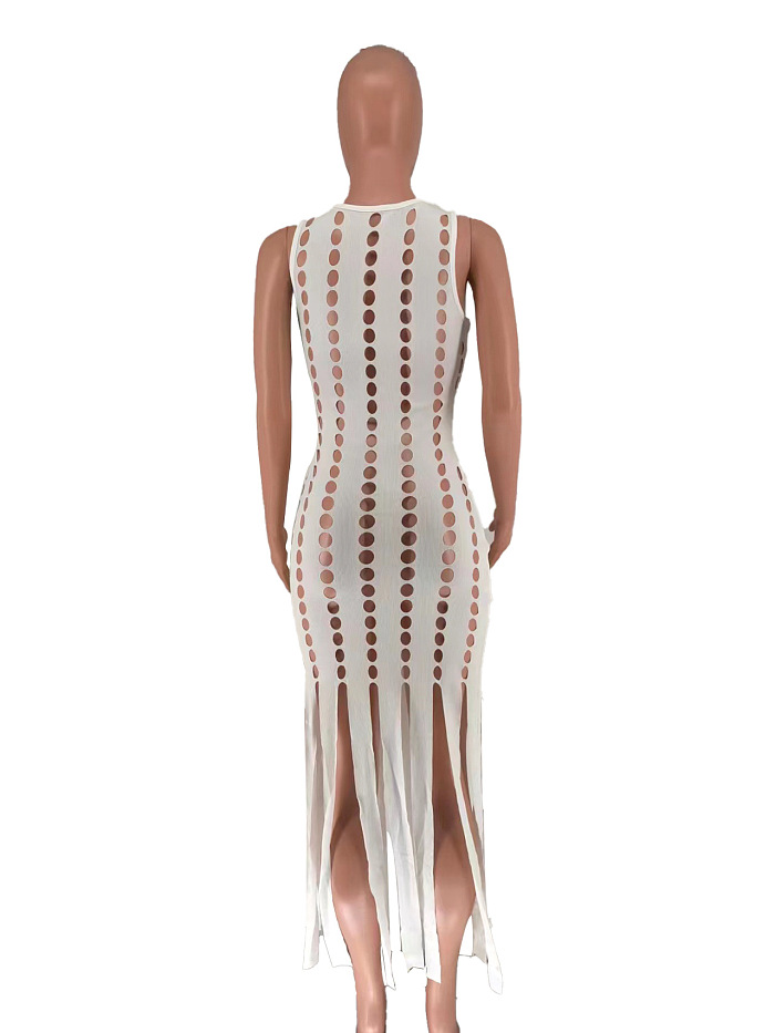 SUPER WHOLESALE | Hollow Out Off-Shoulder Dress