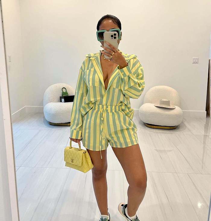 SUPER  WHOLESALE | Zebra Blouse Top Shorts