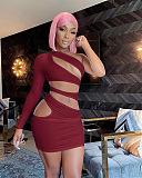 SUPER  WHOLESALE | Cut-out One Shoulder  Maxi Dress