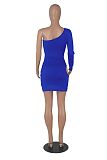 SUPER  WHOLESALE | Cut-out One Shoulder  Maxi Dress