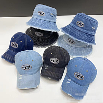 SUPER WHOLESALE |  Denim Blue Distress Cap