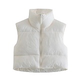 SUPER WHOLESALE | Solid Puffy Vest