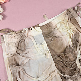 SUPER  WHOLESALE | Tied-dye Strap Pants Set
