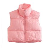 SUPER WHOLESALE | Solid Puffy Vest