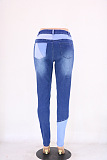 SUPER WHOLESALE |  Patchwork Two Tones High Waist Pants