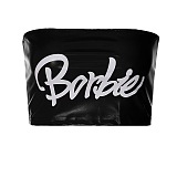 SUPER WHOLESALE |  Pu Material Barbie Bandeau Top