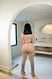 SUPER WHOLESALE |  Asymmertric Tassel Hem Pants Set in Apricot