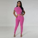 SUPER WHOLESALE |  Pit Fabric Pants Set