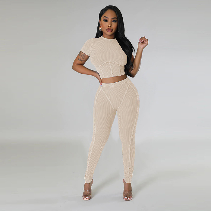 SUPER WHOLESALE |  Pit Fabric Pants Set