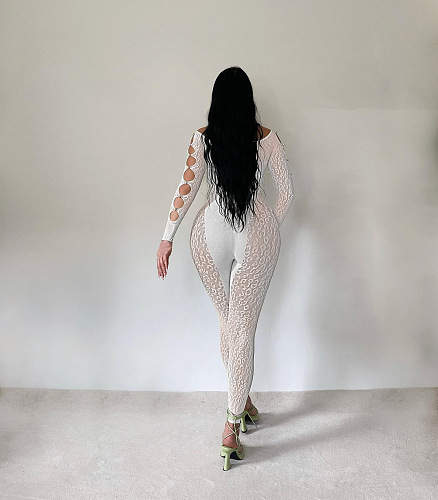 SUPER WHOLESALE |  Pearl Button Front Cut-out Jumpsuit