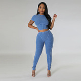 SUPER WHOLESALE |  Pit Fabric Pants Set