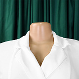 SUPER WHOLESALE |  Ultimate Pleated Mini Dress with Collar in White