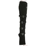 SUPER WHOLESALE |  Zip Up Buckle Pants