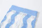 　SUPER WHOLESALE |  Elastic Knitted Wave Pants