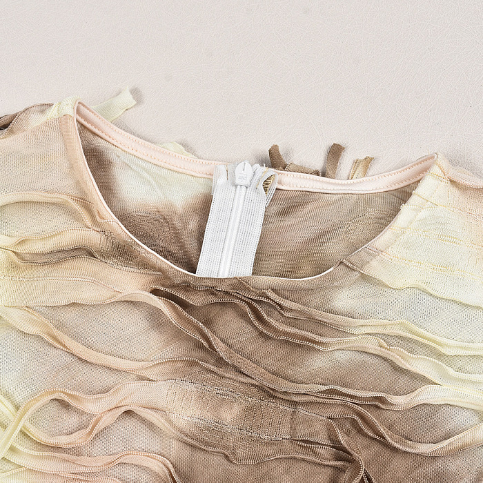 SUPER WHOLESALE | Strap Tie-dyed Pants Set Off-shoulder Top