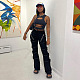 SUPER WHOLESALE |  Zip Up Buckle Pants