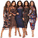 SUPER WHOLESALE | See-through 2Pieces Set Maxi Dress & Top