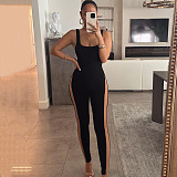 SUPER WHOLESALE |Patchwork Tank Jumpsuit