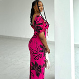 SUPER WHOLESALE | Square Neck Back Tied Straight Down Dress