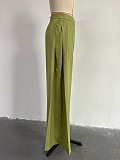 SUPER WHOLESALE | Marble Printed Ruffle Top Loose Pants Set