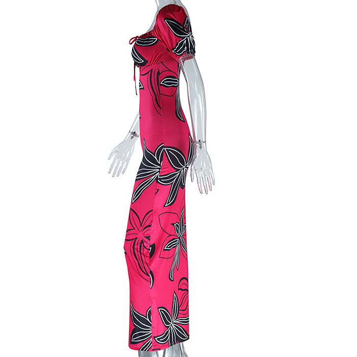 SUPER WHOLESALE | Square Neck Back Tied Straight Down Dress