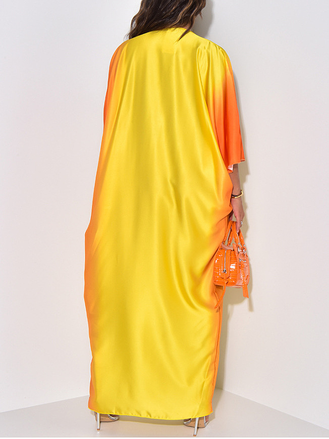 SUPER WHOLESALE | Gradiant Loose Long Dress