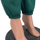 SUPER WHOLESALE | Two Tones Jacket Top & Jogger Pants in Green