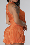 SUPER WHOLESALE | Pleated Vest Shorts Set