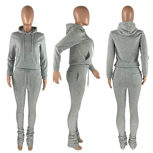 SUPER WHOLESALE | Hoodie Top &  Jogger Pants in Solid