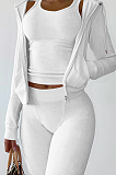 SUPER WHOLESALE | Hoodie Top &  Tanks & Jogger Pants Tracking Suit in 3 Pieces