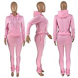 SUPER WHOLESALE | Hoodie Top &  Jogger Pants in Solid