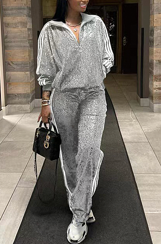 SUPER WHOLESALE |Sequins Tracking Suit