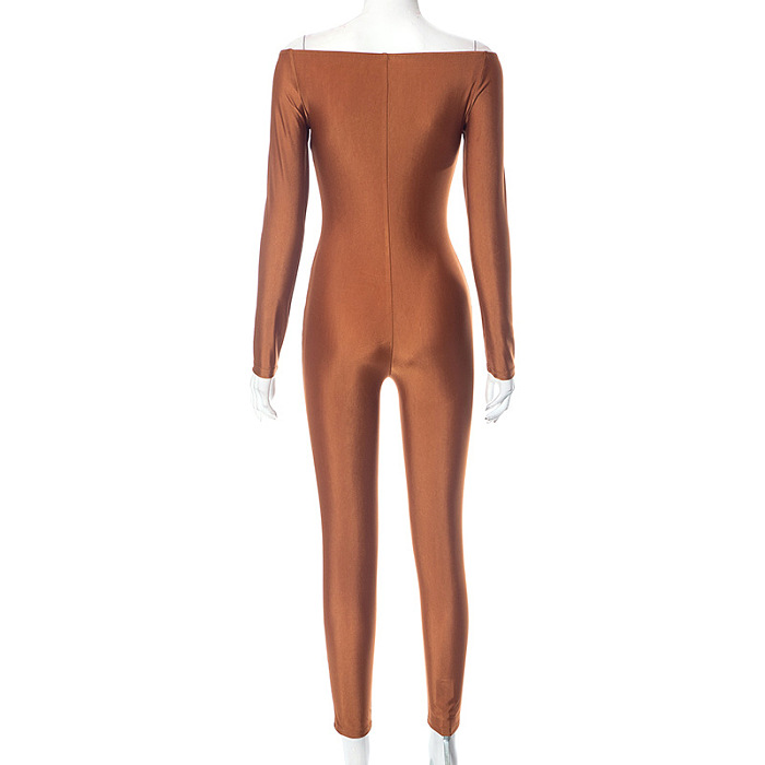 SUPER WHOLESALE | Cut-out Long Sleeve Jumpsuit