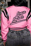 SUPER WHOLESALE | Back Embroidered Button Up Baseball Jacket