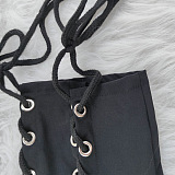 SUPER WHOLESALE | Strap Criss-cross Tied Pants