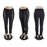 SUPER WHOLESALE | Strap Criss-cross Tied Pants