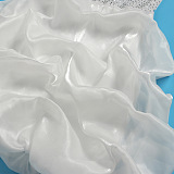 SUPER WHOLESALE | Rhinestone Deco Wave Bottom Maxi Dress in White