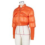 SUPER WHOLESALE | Puffy Sock Cuff Zip Up Jacket