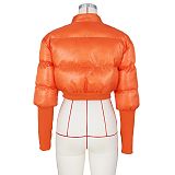 SUPER WHOLESALE | Puffy Sock Cuff Zip Up Jacket