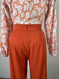 SUPER WHOLESALE | Flower Printed  Split Sleeve Top & Loose Pants